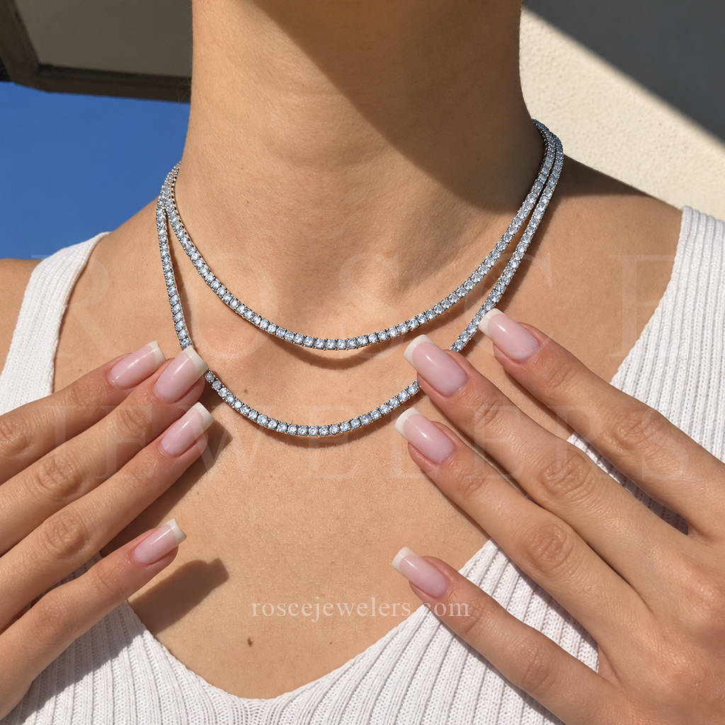[PROMO SET] Monette 4 Prong Necklace Bracelet Earrings Diamond Set in 18k Gold Vermeil