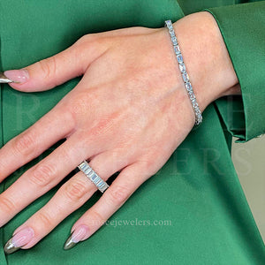 [PROMO SET] Georgette Emerald Bracelet Ring Diamond Set