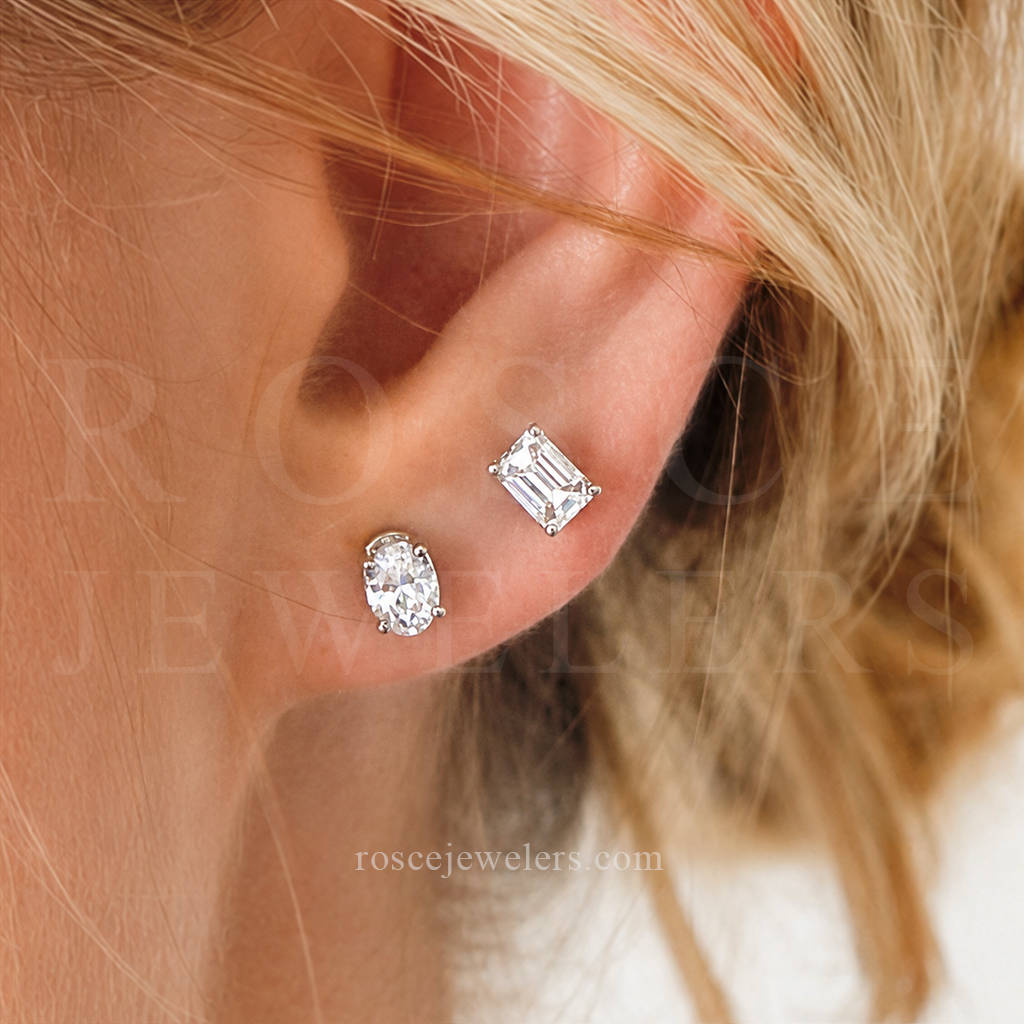 [PROMO SET] Hamilton Emerald Necklace Earrings Diamond Set