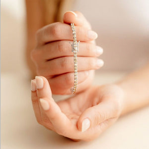[PROMO SET] Diana Champagne Diamond Necklace Bracelet Set