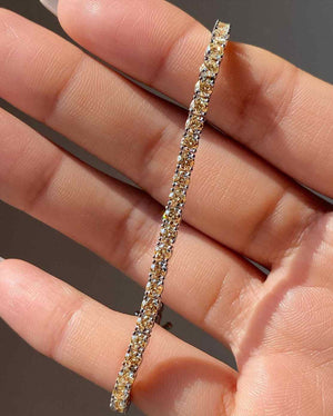 [PROMO SET] Diana Champagne Diamond Necklace Bracelet Set