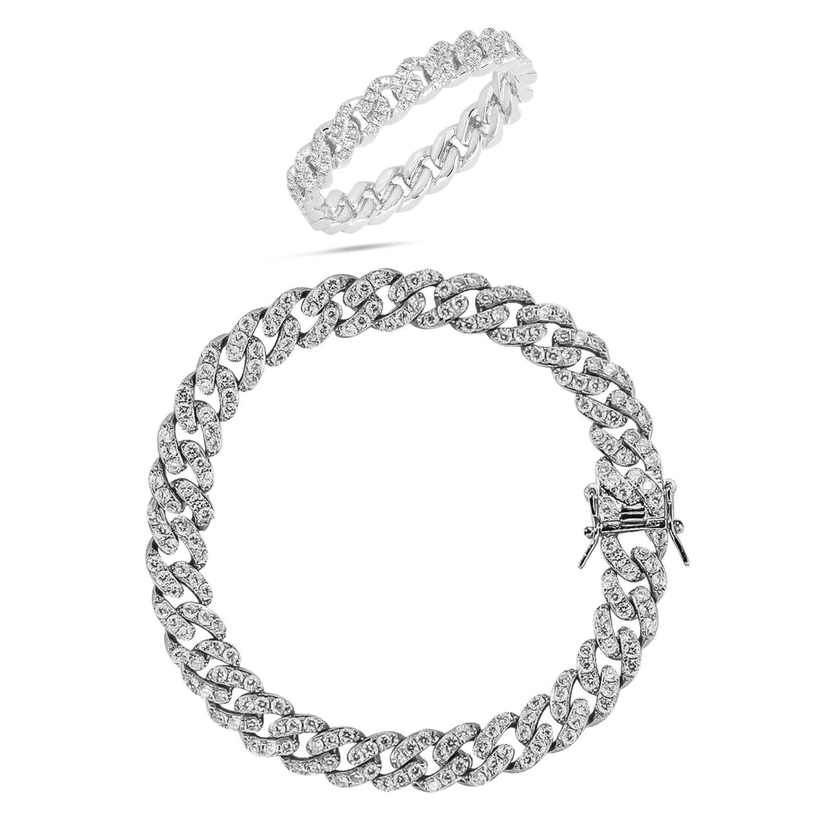 [PROMO SET] Capri Cuban Bracelet Ring Diamond Set