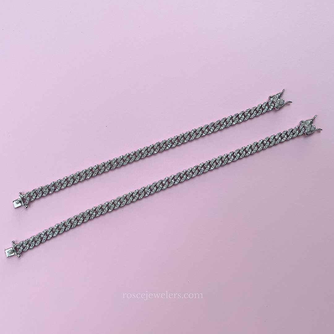 [PROMO SET] 6mm & 9mm Capri Cuban Bracelets Diamond Set