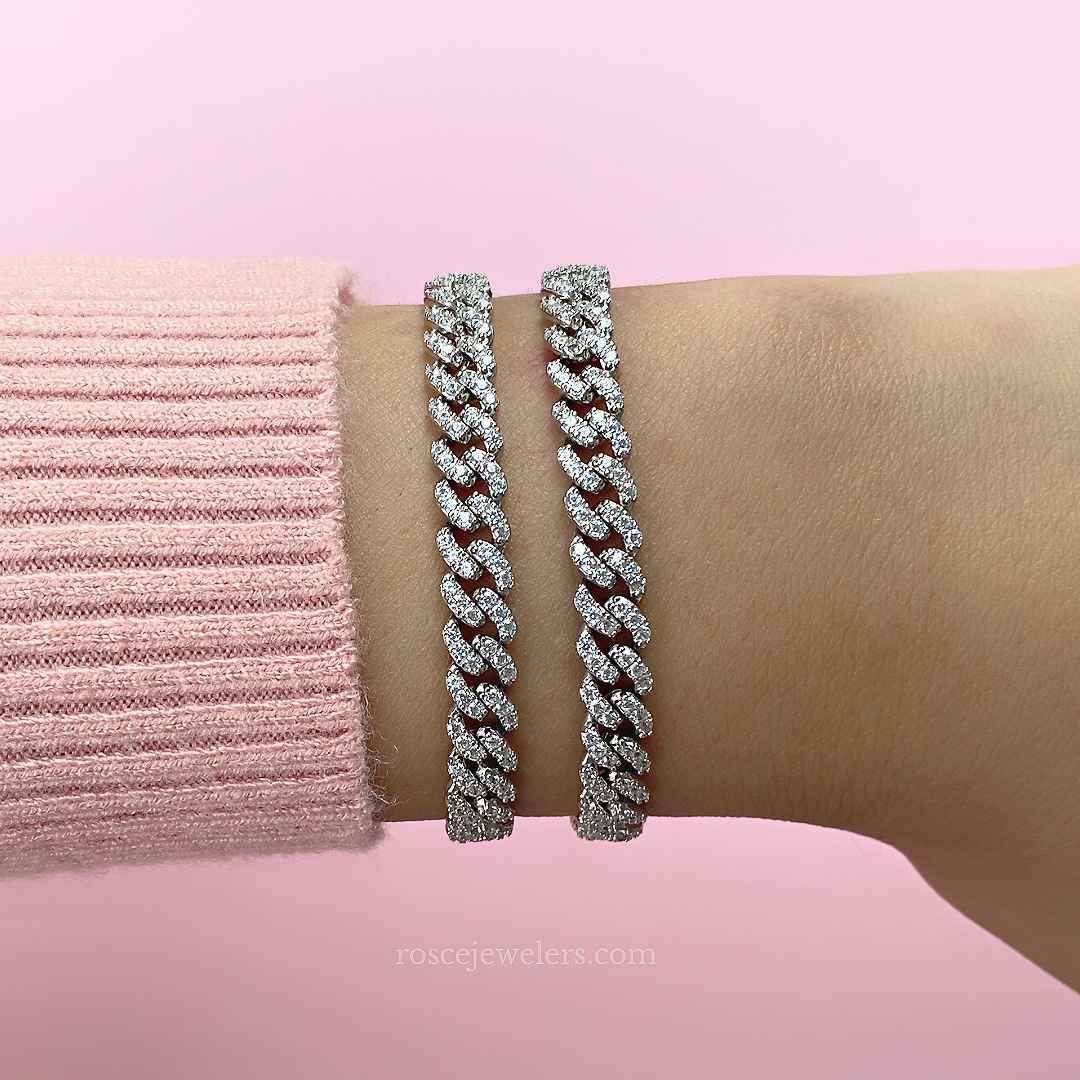 [PROMO SET] Capri Cuban Bracelet Ring Diamond Set