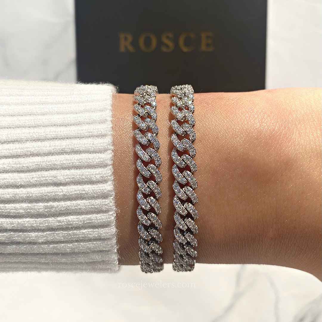 [PROMO SET] Capri Cuban Necklace Bracelet Diamond Set