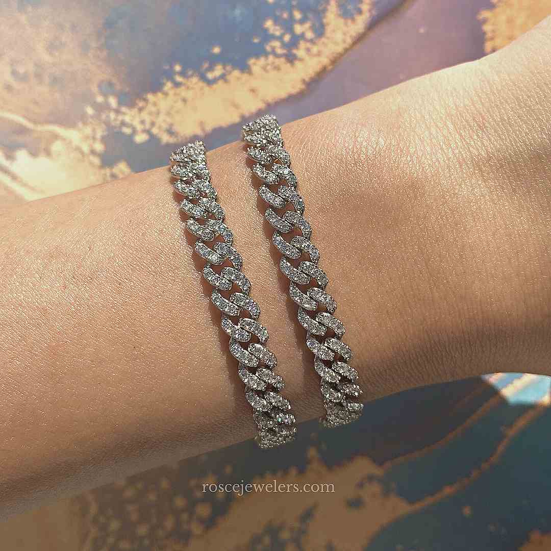 [PROMO SET] 6mm & 9mm Capri Cuban Bracelets Diamond Set