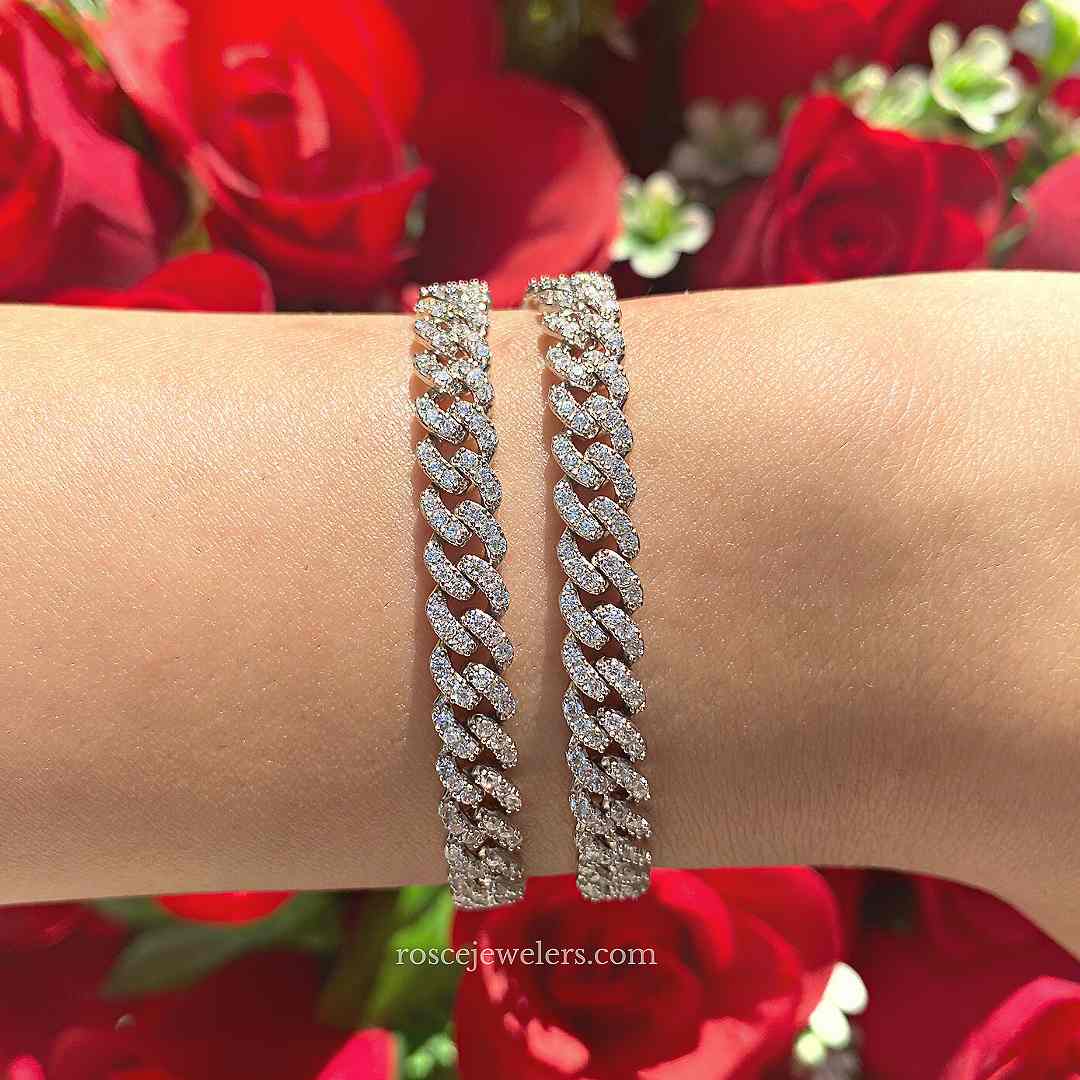 [PROMO SET] 6mm & 9mm Capri Cuban Bracelets Diamond Set
