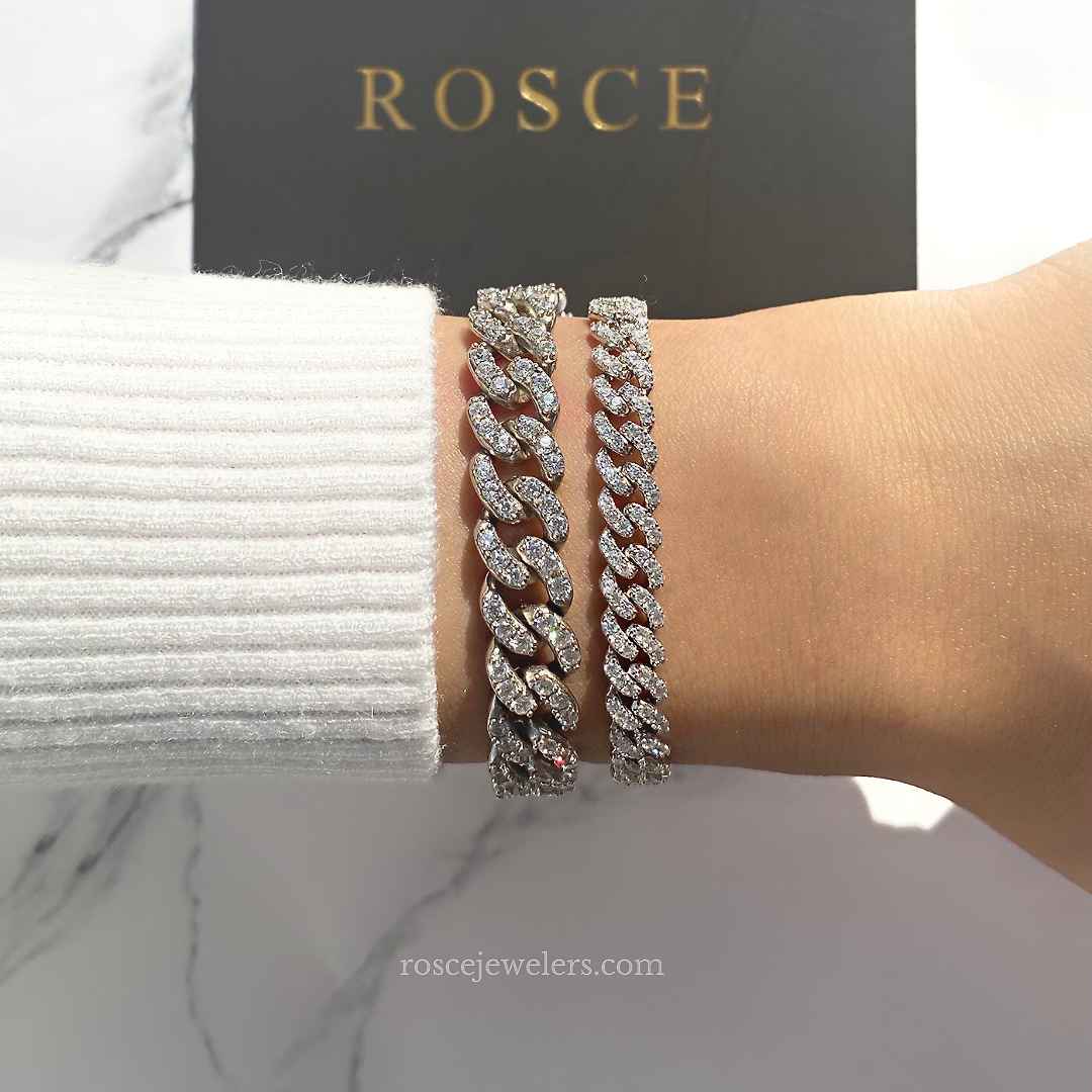 [PROMO SET] 6mm & 9mm Capri Cuban Bracelets Diamond Set