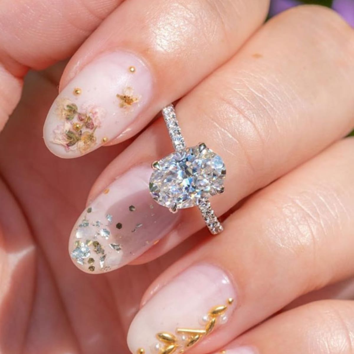 [PROMO SET] Ophelia Oval Necklace Ring Earrings Diamond Set