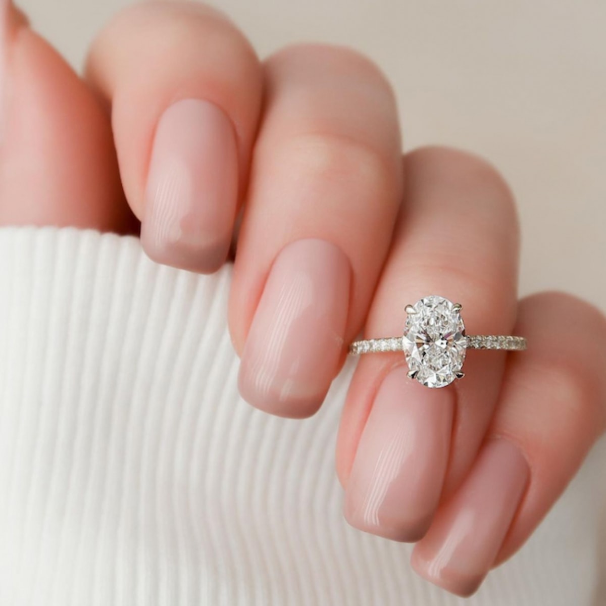 [PROMO SET] Ophelia Oval Necklace Ring Earrings Diamond Set