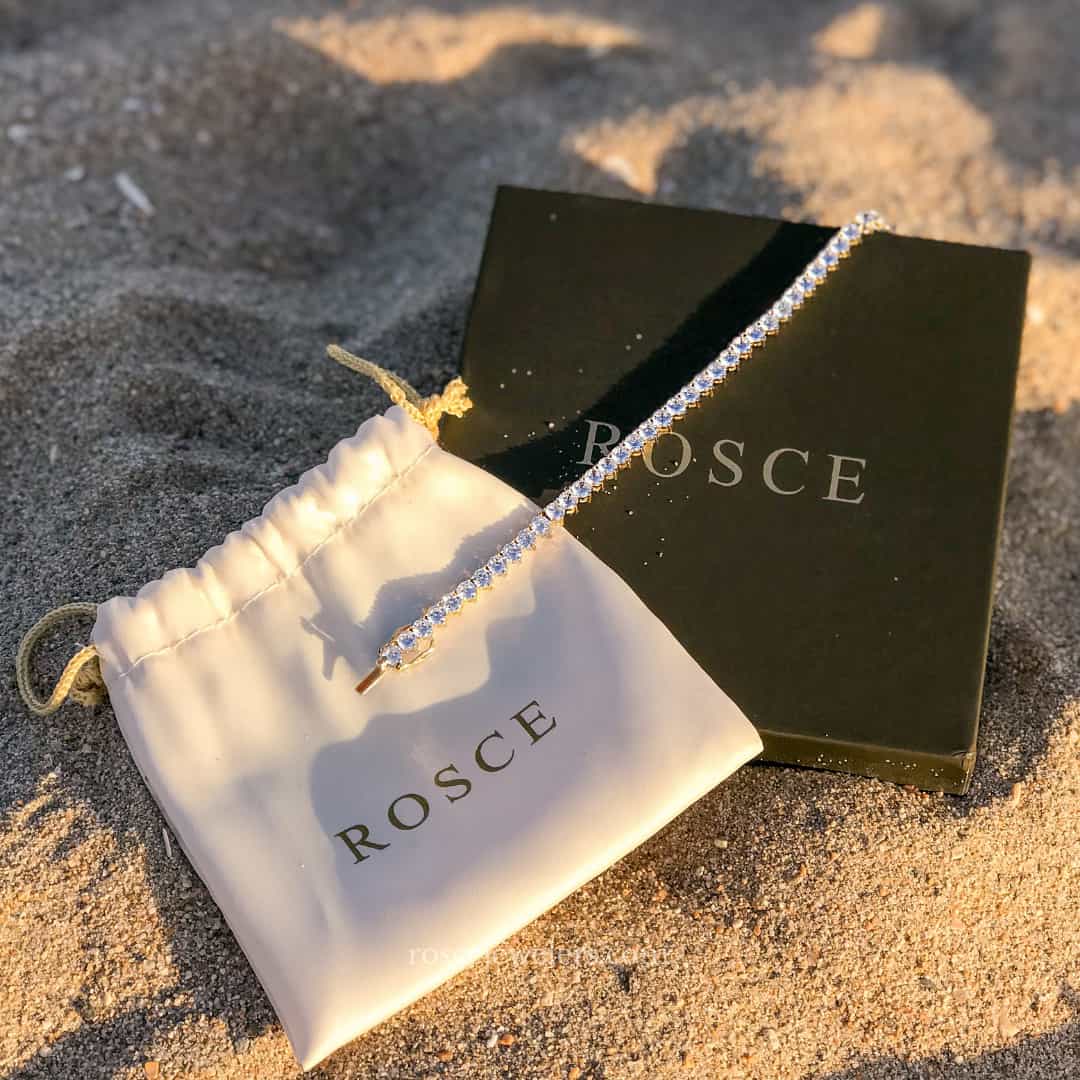 Vivere 3 Prong Diamond Bracelet in 18k Gold Vermeil