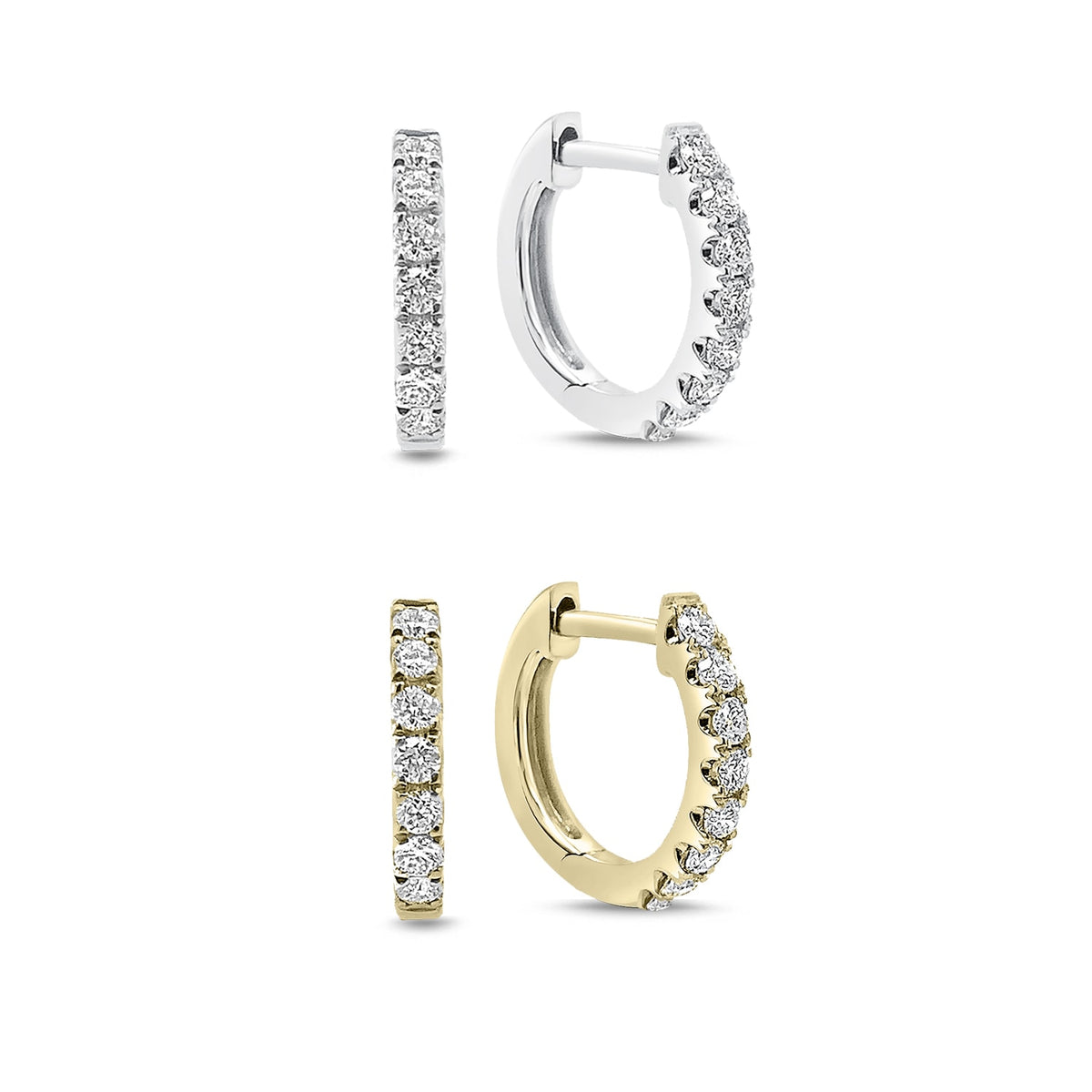 [PROMO SET] Dolce Huggie Earrings Diamond Set