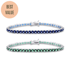 [PROMO SET] Aurelie Gemstone Bracelet Diamond Set