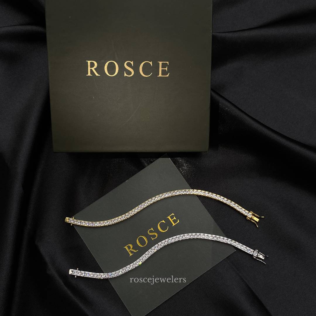 [PROMO SET] Hariette Princess Bracelet Diamond Set